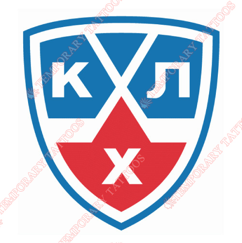 Kontinental Hockey League Customize Temporary Tattoos Stickers NO.7261